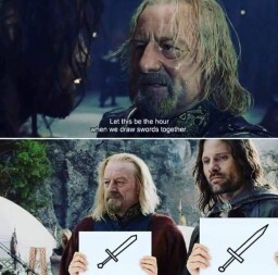 draw swords